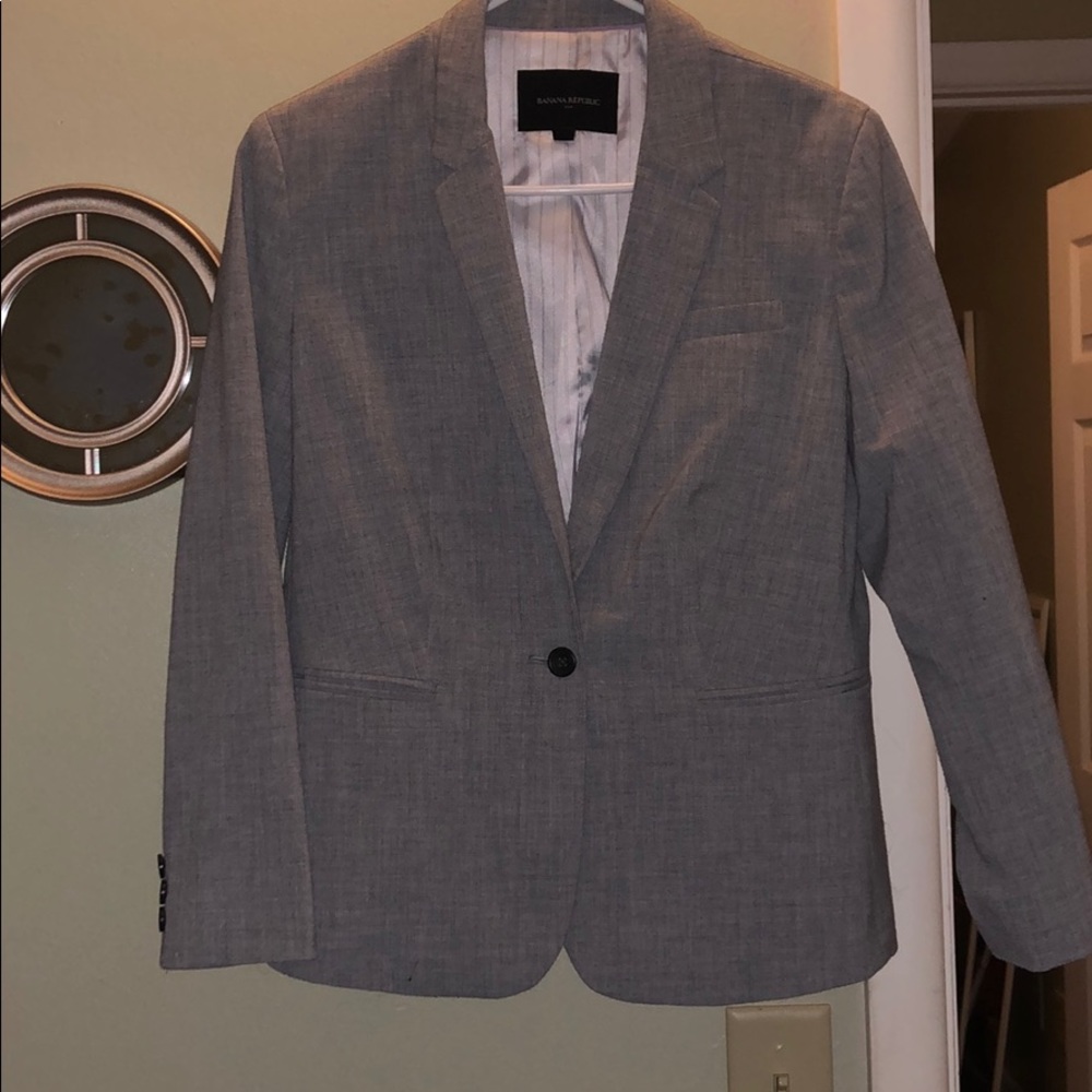 Banana Republic Grey Blazer